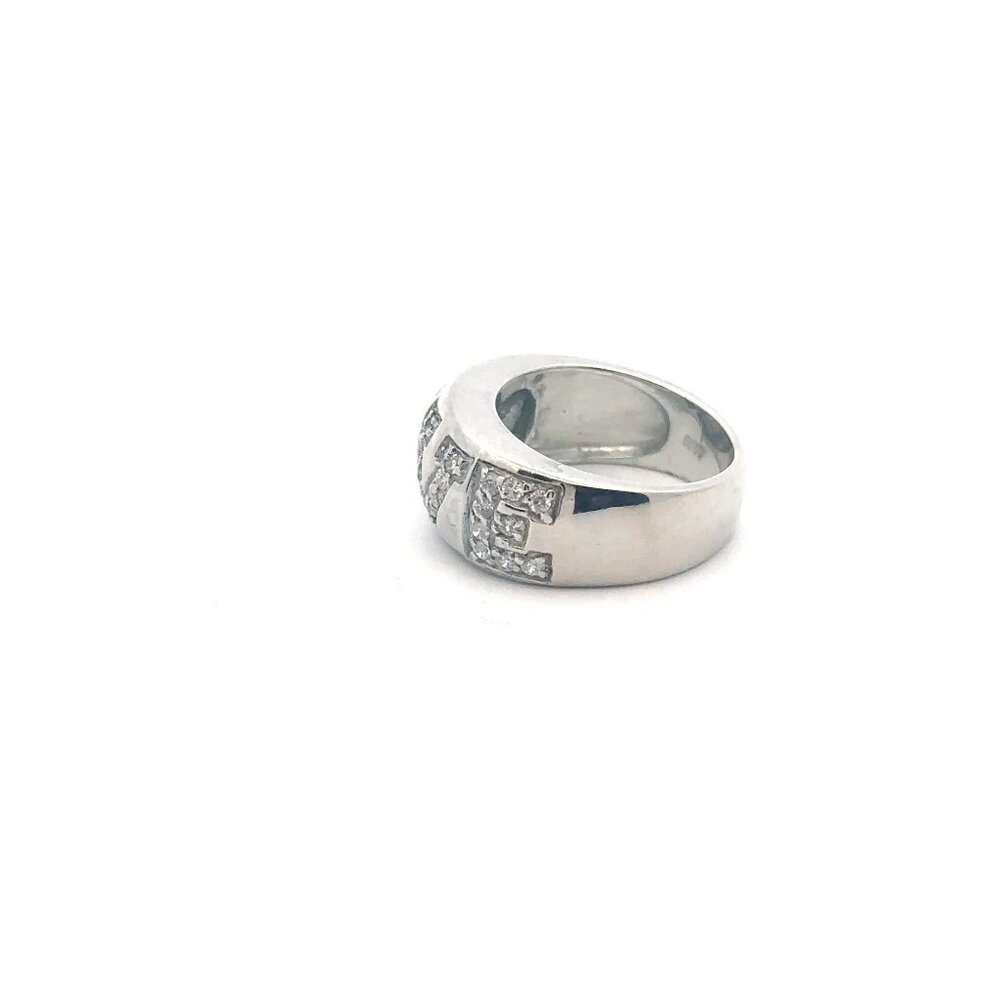 925 Sterling Silver Ring LOVE Heart Cubic Zirconia Size 6 - Picture 3 of 7